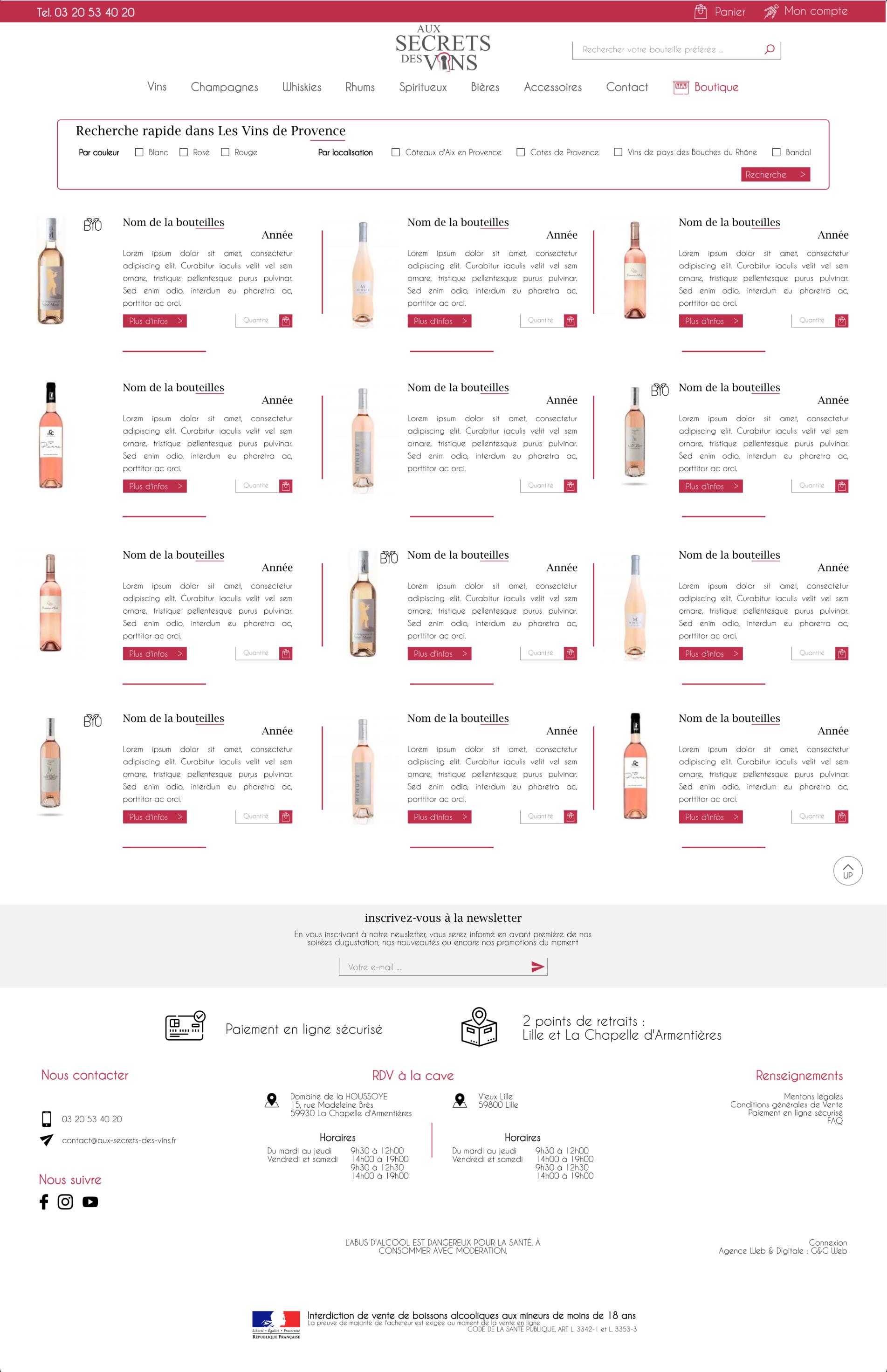 Aux secrets des vins