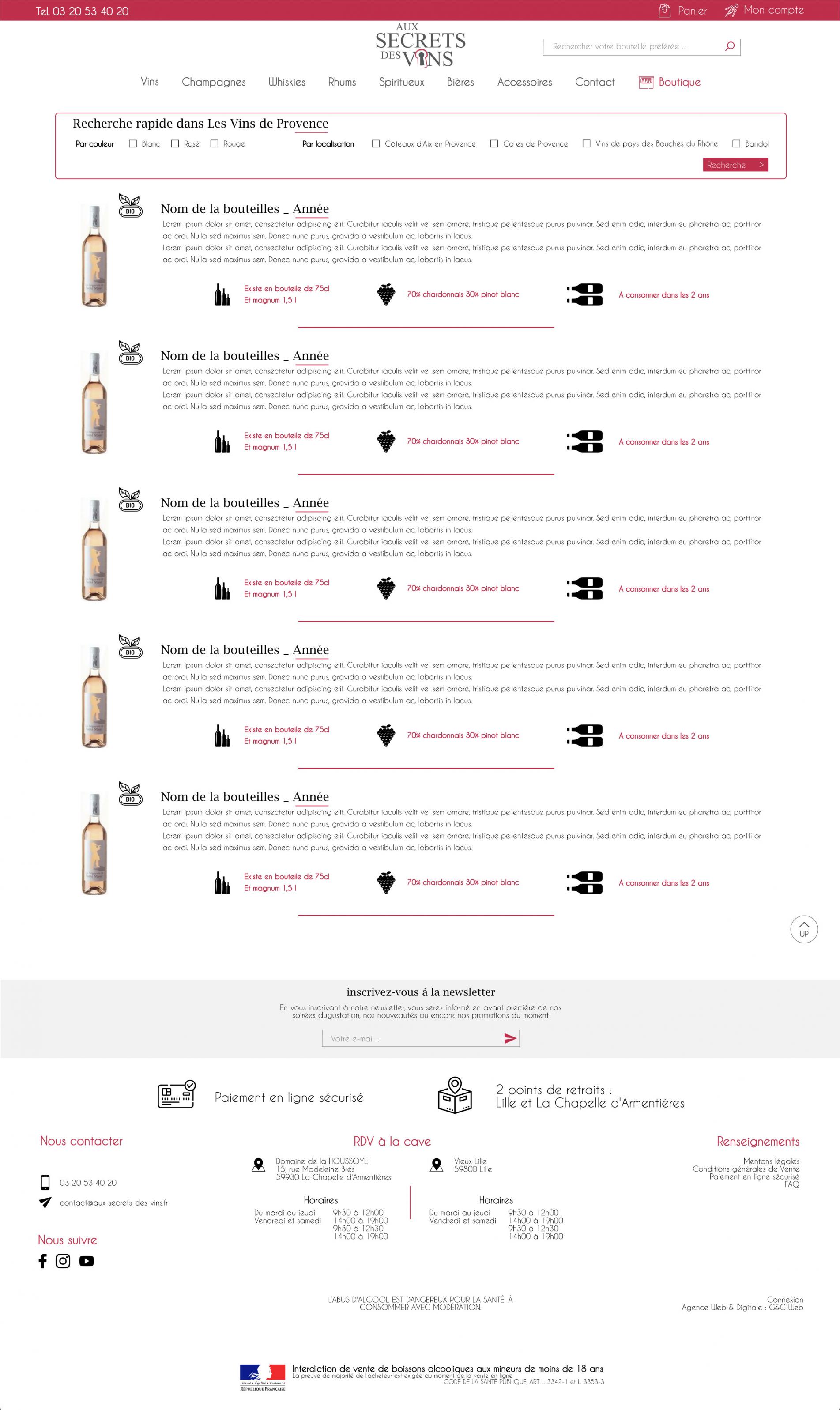 Aux secrets des vins