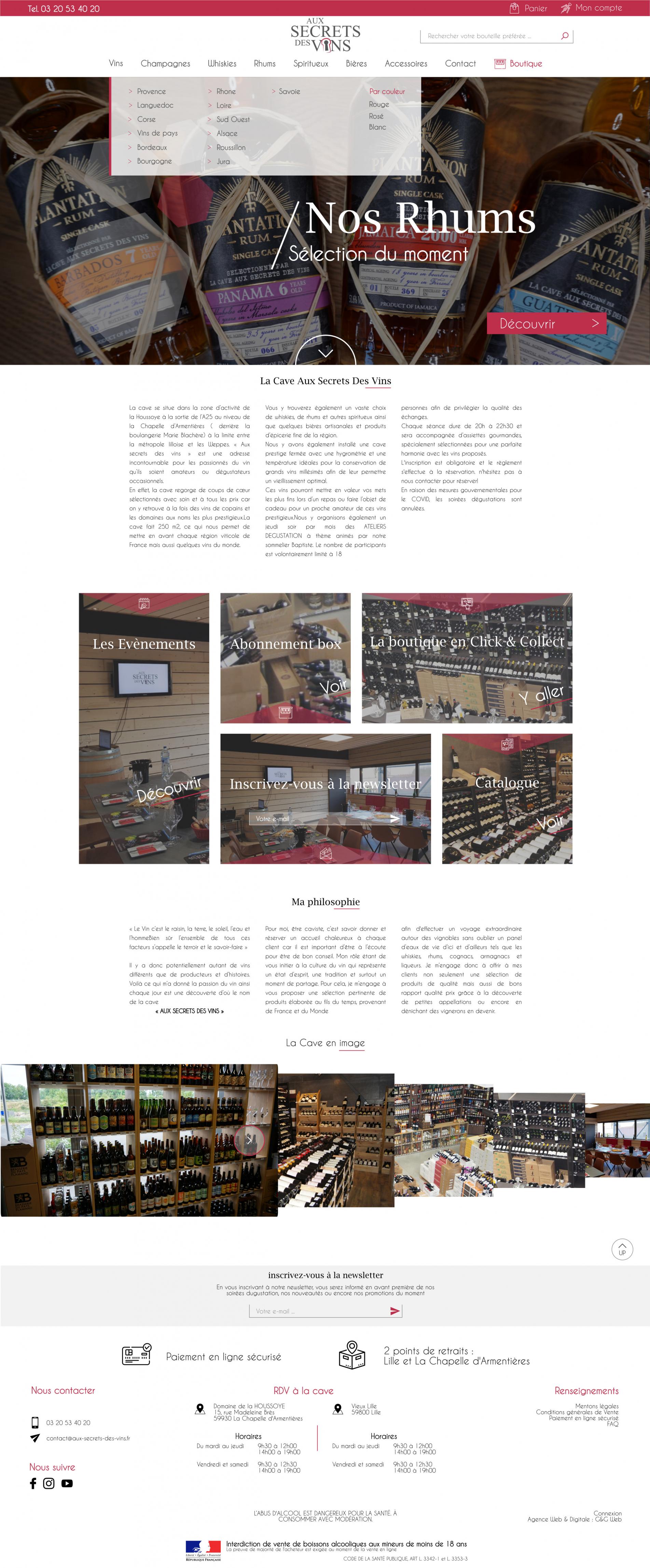 Aux secrets des vins